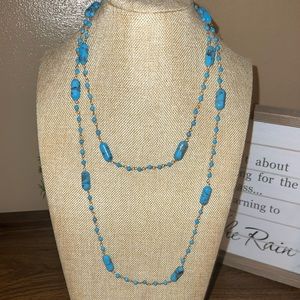 ❤️5/$25 New Long Turquoise Necklace